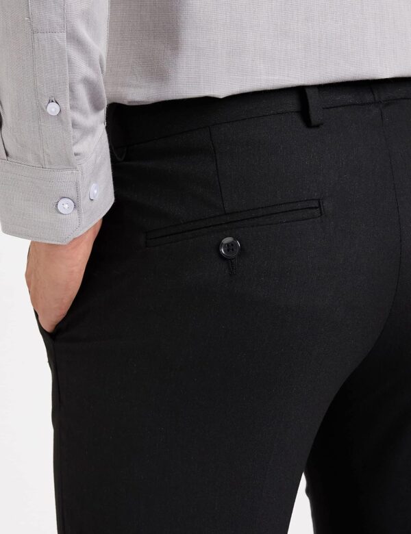 Amazon Brand - Symbol Men's Stretchable Formal Pants | Trousers (Slim Fit) - Image 5
