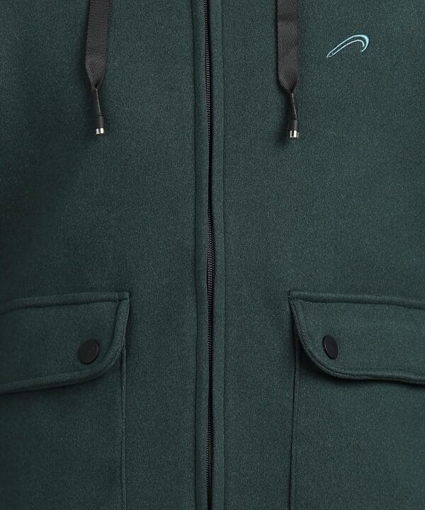 ELLIPSE Full Sleeves Winter Jacket for Men | Regular Fit Fleece Zipper Hoodie | Winter Wear Quilted for Men's - Image 7